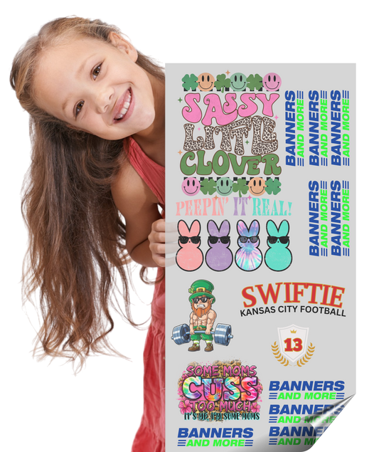 Build your Gang Sheet - 1-2 Day Turnaround Mon-Fri